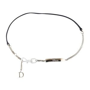 Dior Crystal Tag Belt